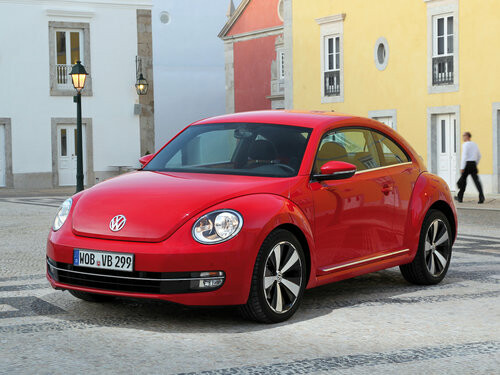 Коврики текстильные "Комфорт" для Volkswagen Beetle II (хэтчбек 5 дв / 5C1) 2011 - 2016, ые, 4шт.