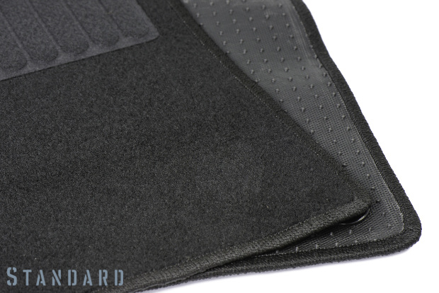 Коврики текстильные "Стандарт" для Mazda 3 (хэтчбек 5 дв / BM) 2013 - 2019, черные, 5шт.