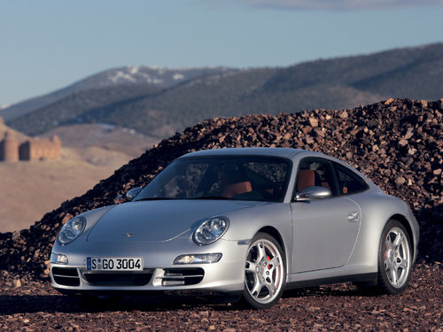 Коврики текстильные "Комфорт" для Porsche 911 (Carrera 997) 2004 - 2014, темно-серые, 4шт.