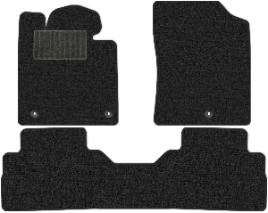 Коврики текстильные "Комфорт" для Hyundai Santa Fe IV (suv  5 мест / TM) 2021 - Н.В., темно-серые, 3шт.
