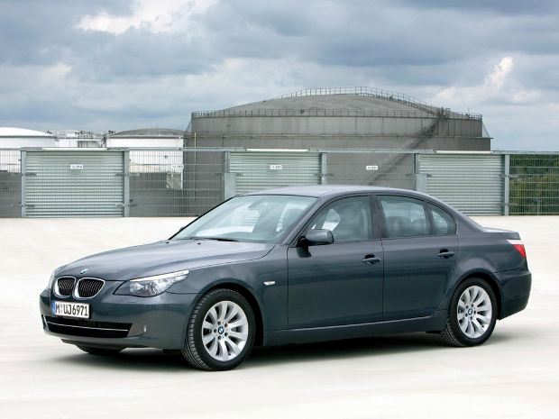Коврики ЭВА "EVA ромб" для BMW 5-Series (седан / E60) 2007 - 2010, черные, 4шт.