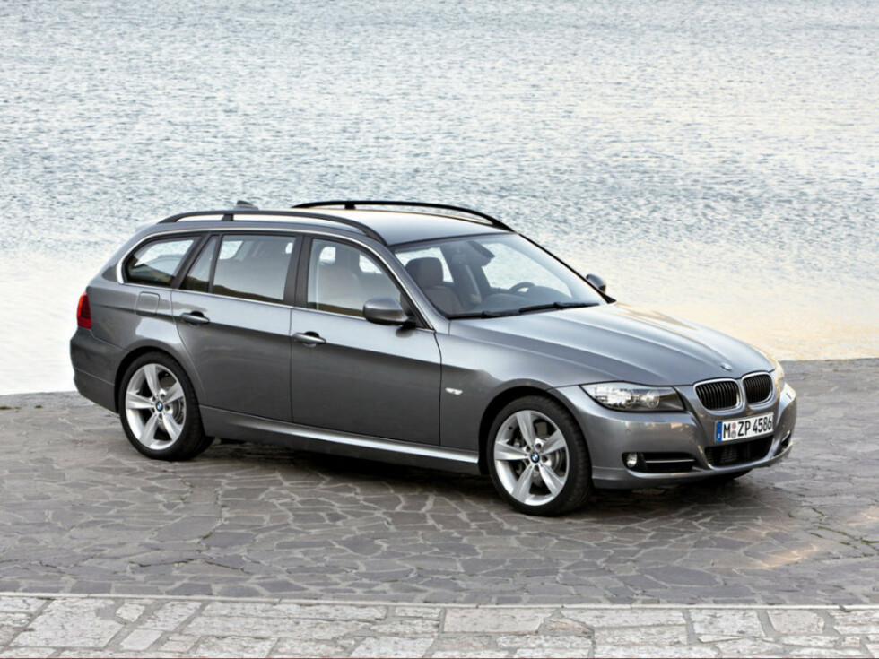 Коврики текстильные "Классик" для BMW 3-Series (универсал / E91) 2008 - 2012, темно-серые, 5шт.