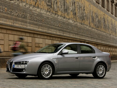 Коврики текстильные "Классик" для Alfa Romeo 159 (седан / 939A) 2008 - 2012, черные, 4шт.