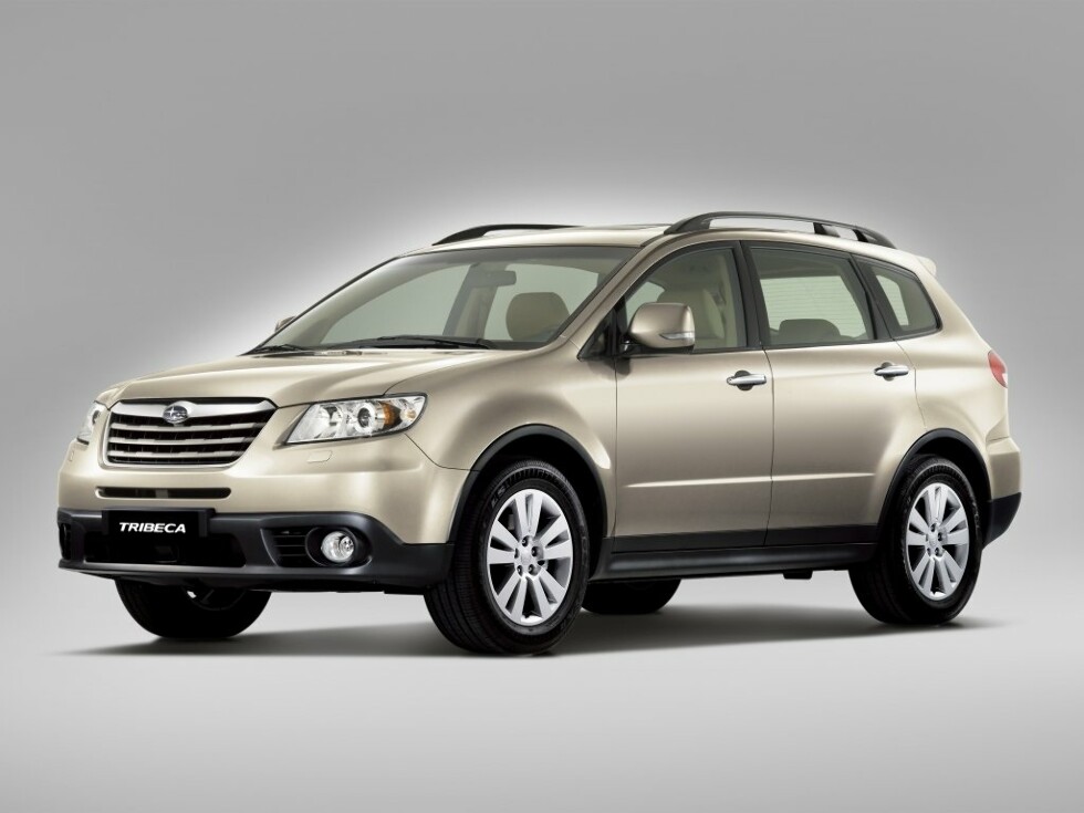 Коврики текстильные "Классик" для Subaru Tribeca (suv / wx/w10) 2007 - 2014, темно-серые, 4шт.