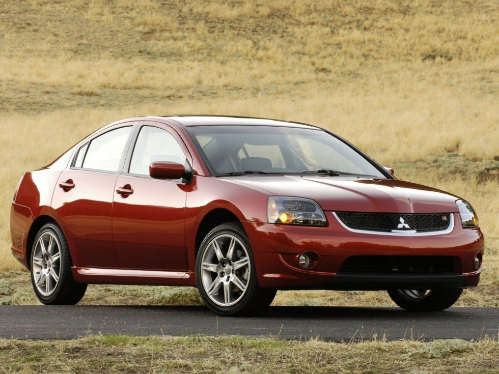 Коврики текстильные "Классик" для Mitsubishi Galant (седан) 2006 - 2008, черные, 4шт.