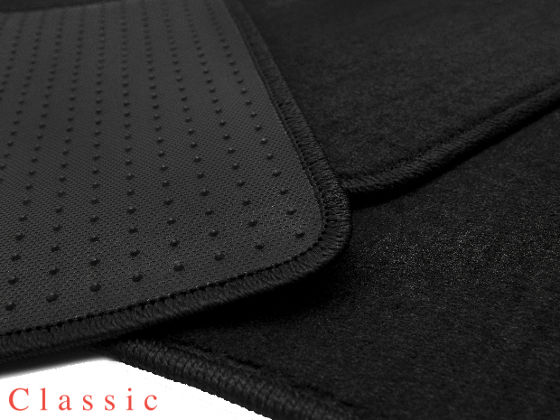 Коврики текстильные "Классик" для Kia Rio III (седан / QB) 2012 - 2017, черные, 2шт.