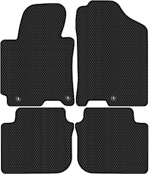 Коврики ЭВА "Ромб" для Hyundai Elantra V (седан / MD) 2013 - 2016, черные, 4шт.